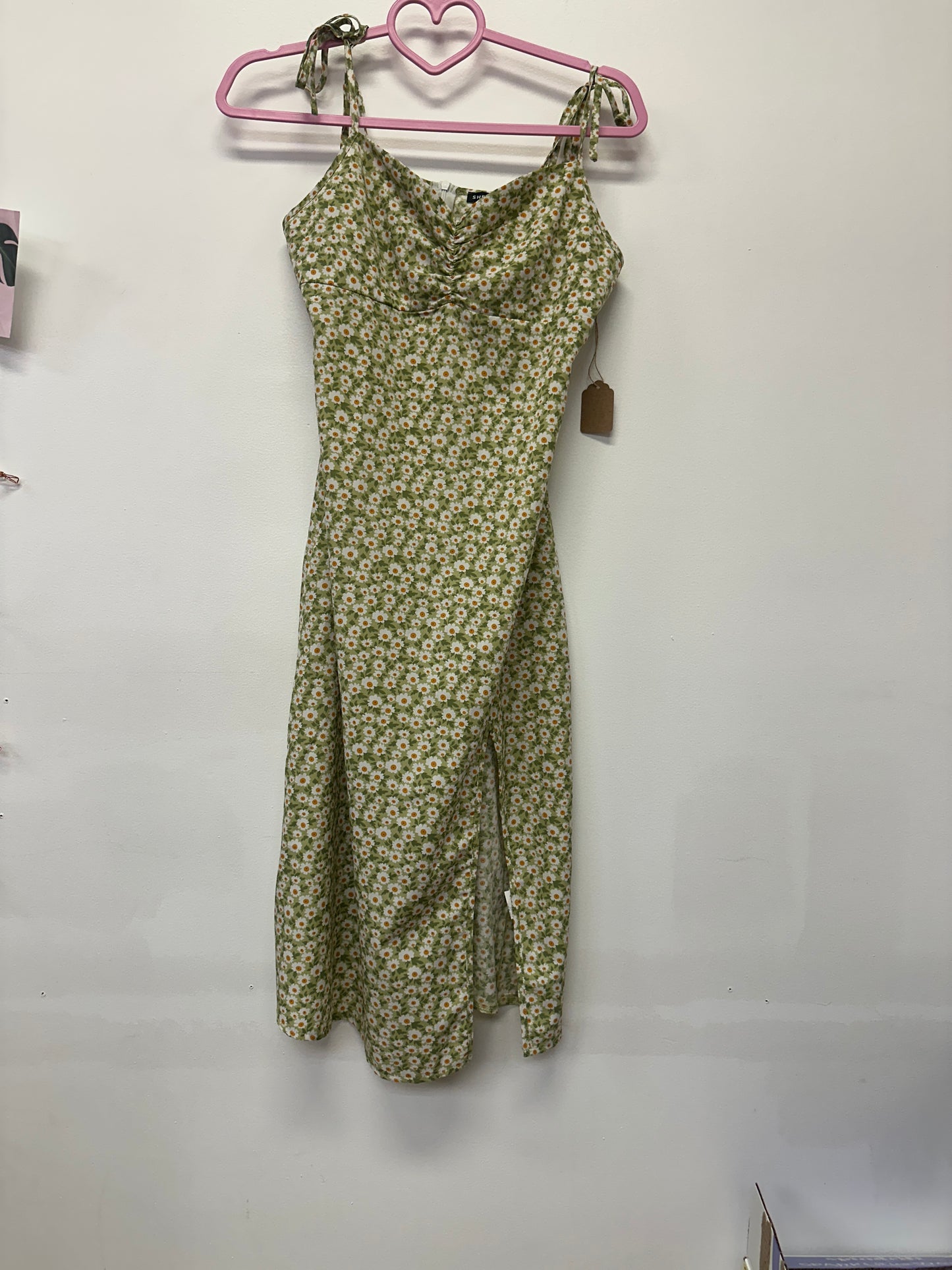 Green Daisy Midi Dress