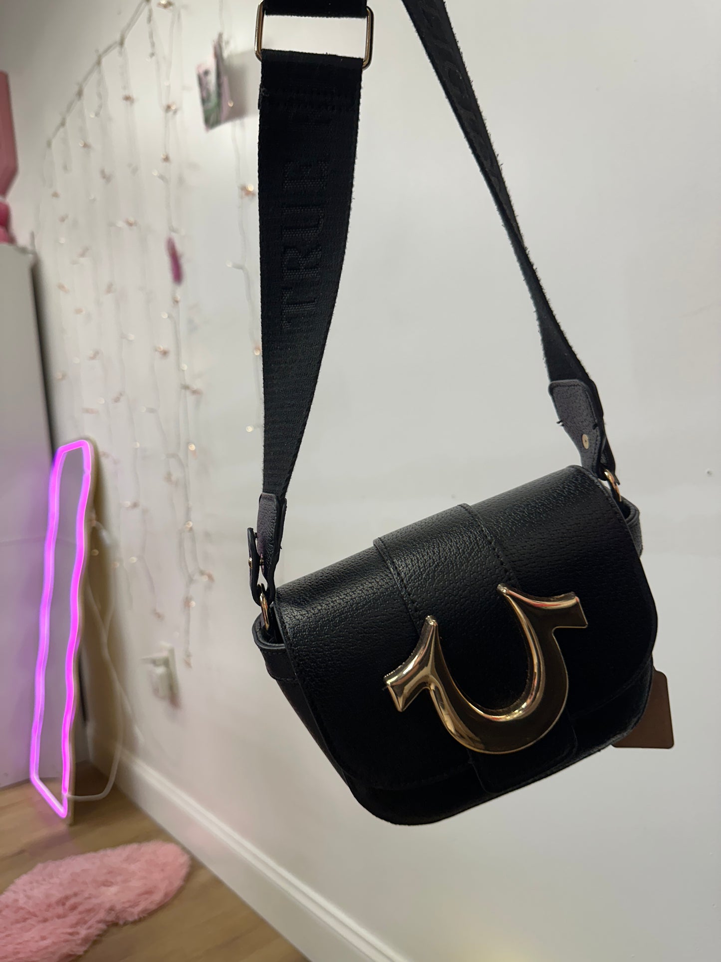 True Religion Black Crossbody