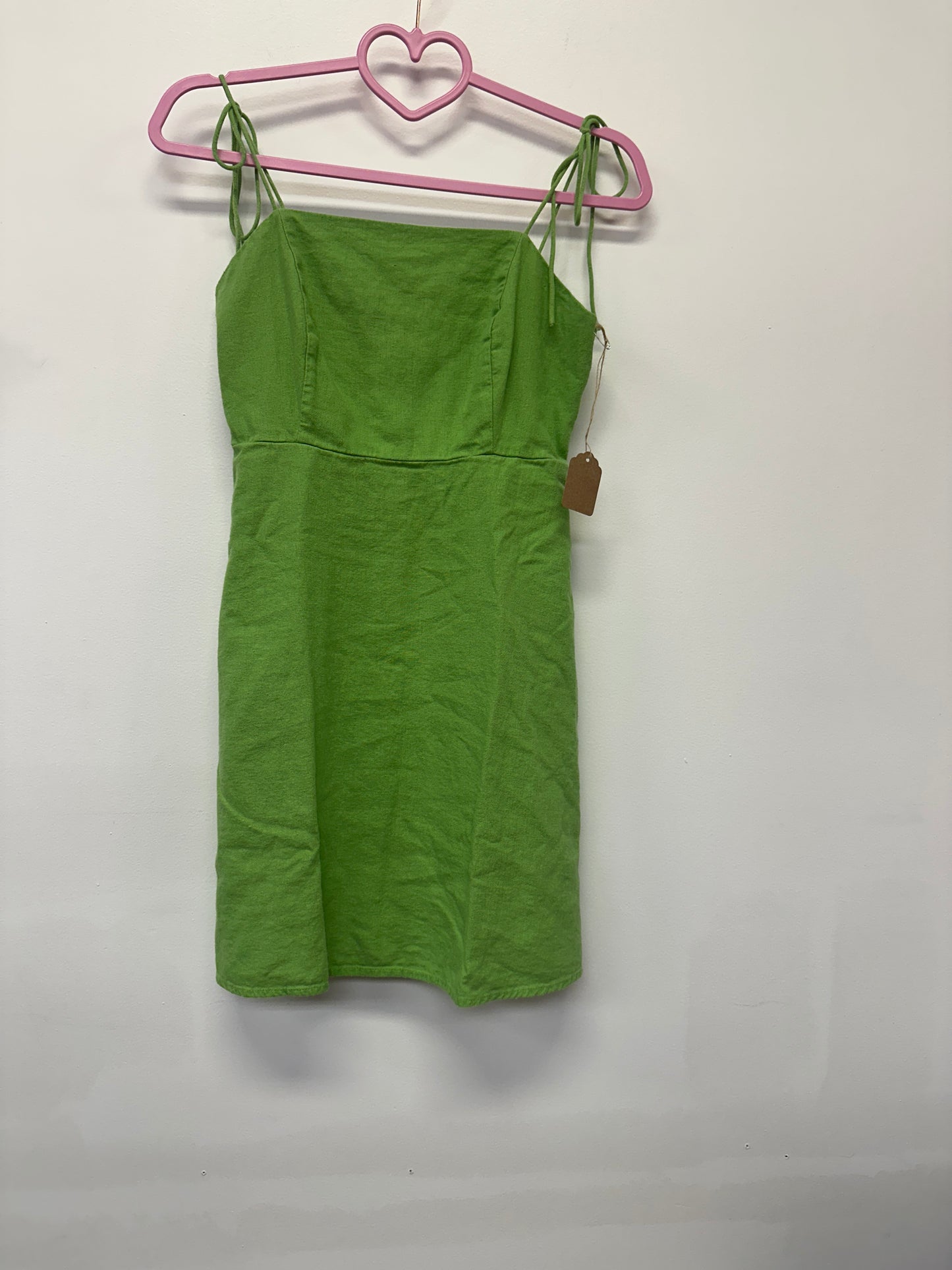 Green Tie Strap Dress