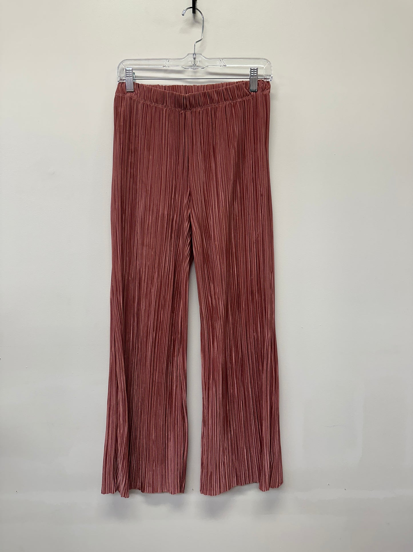 Pink Hearts Pleated Pants – Size M