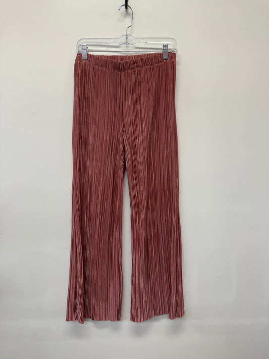Pink Hearts Pleated Pants – Size M