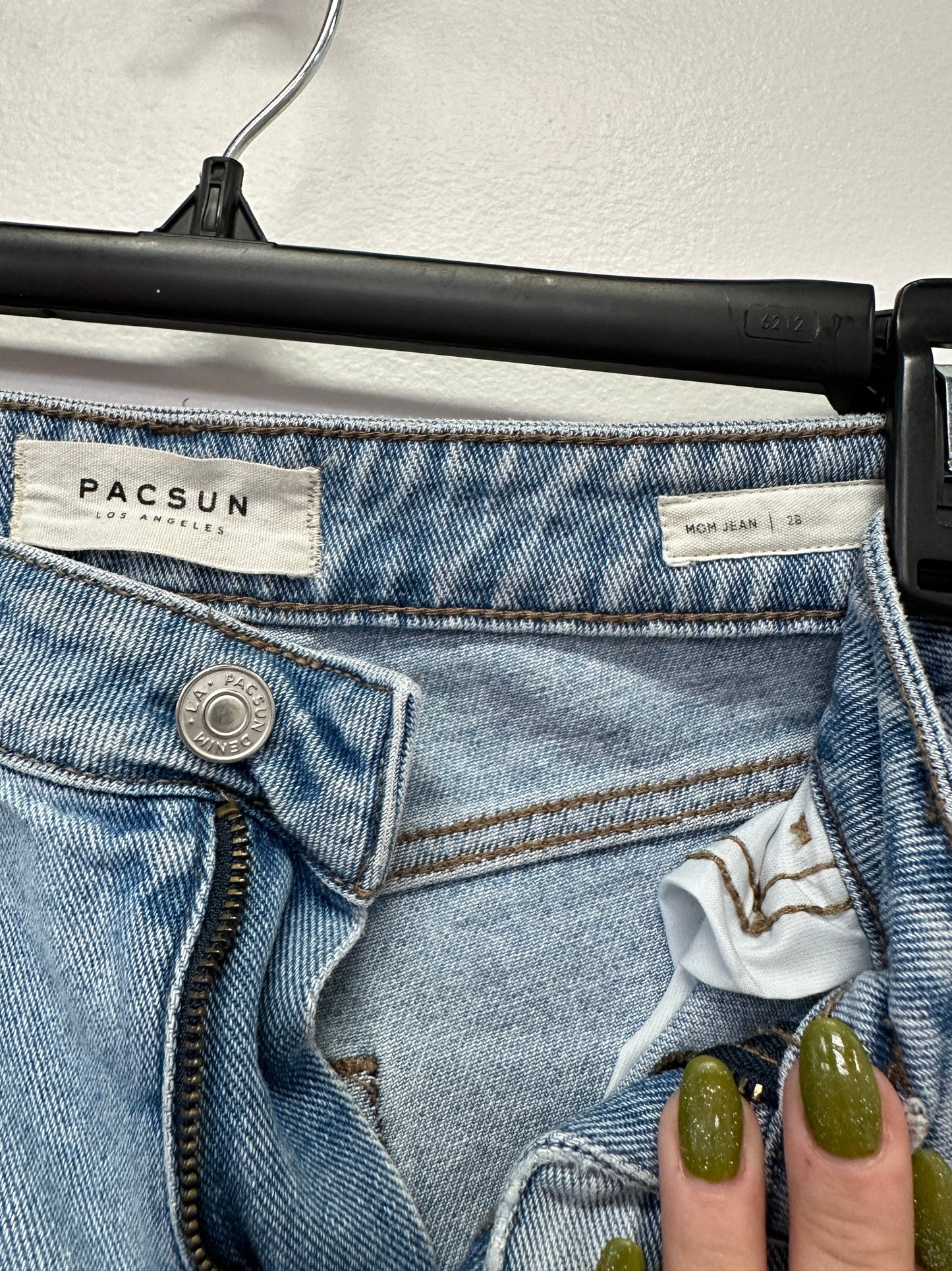 PacSun High Rise Skinny Jeans Light Wash Size 28