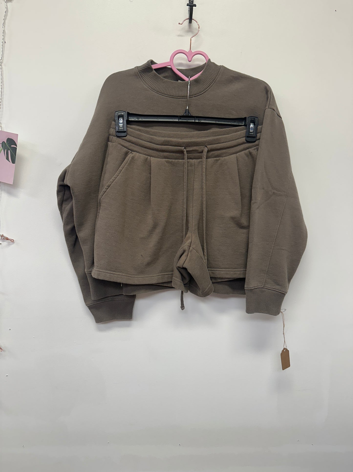 Brown Lounge Sweat Set