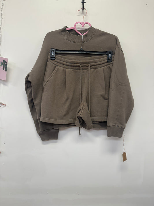 Brown Lounge Sweat Set
