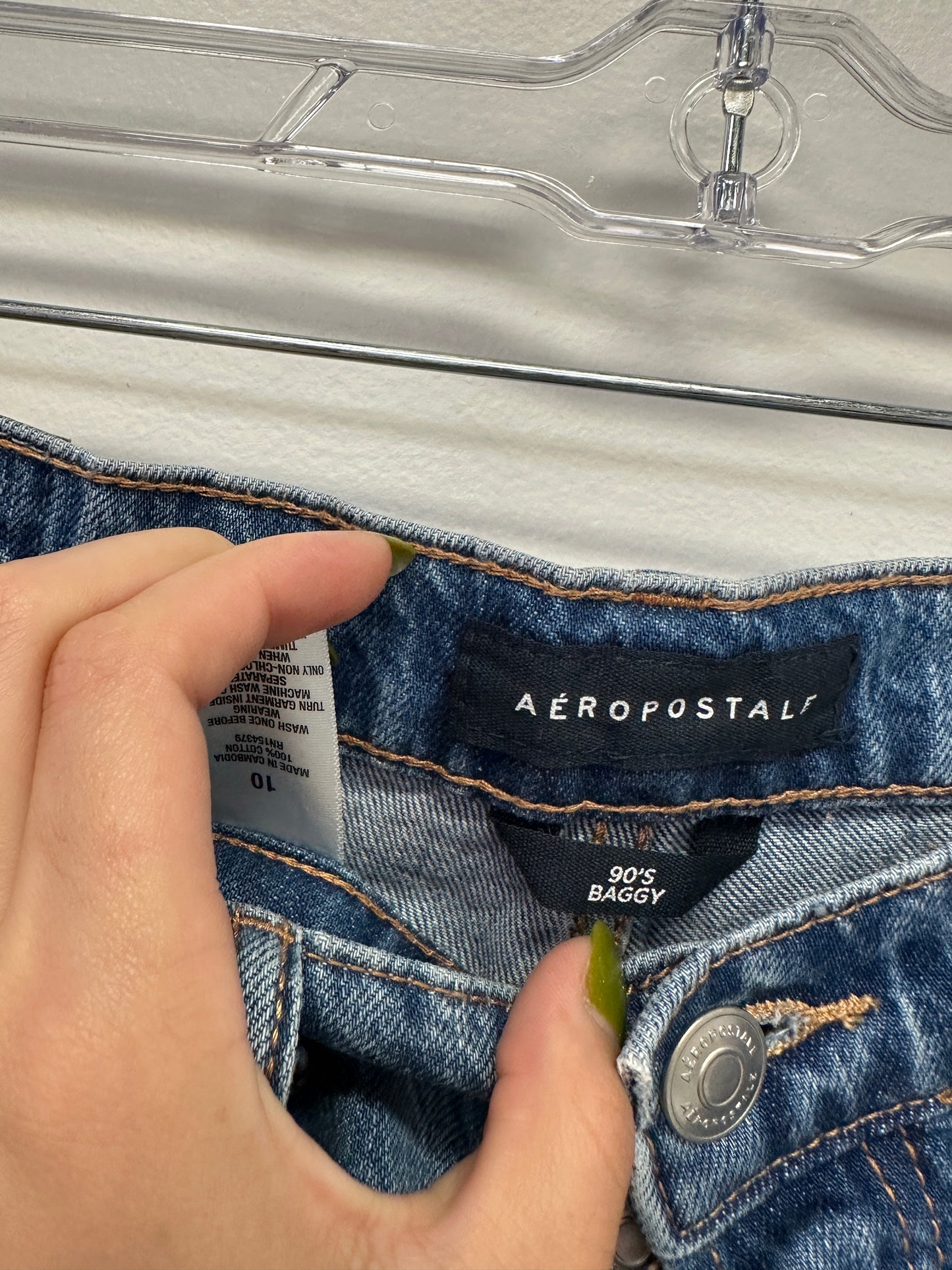 Aeropostale 90s Baggy Distressed Jeans