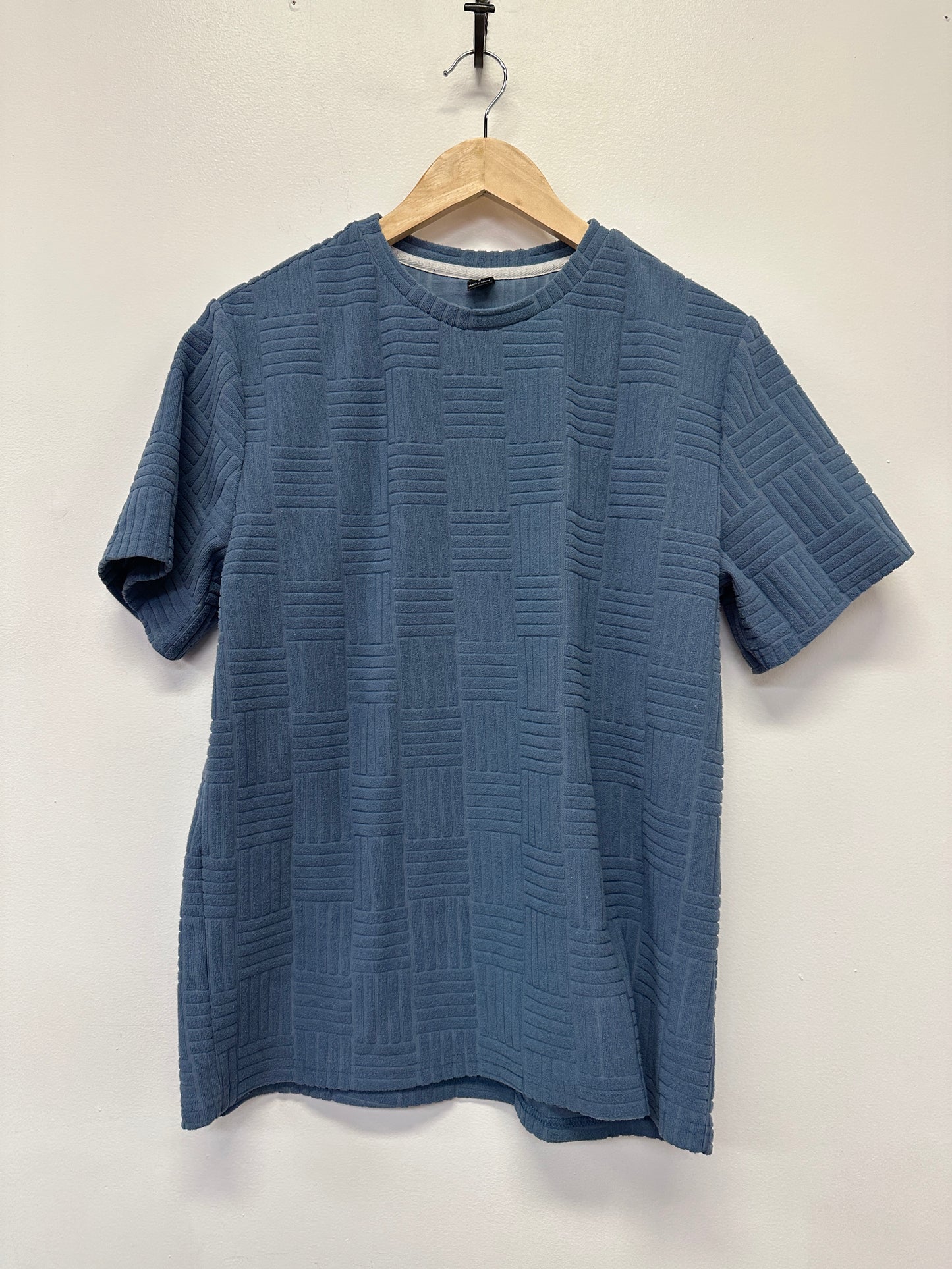 Blue Textured Tee