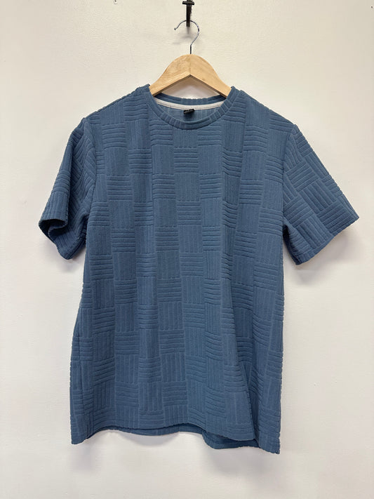 Blue Textured Tee