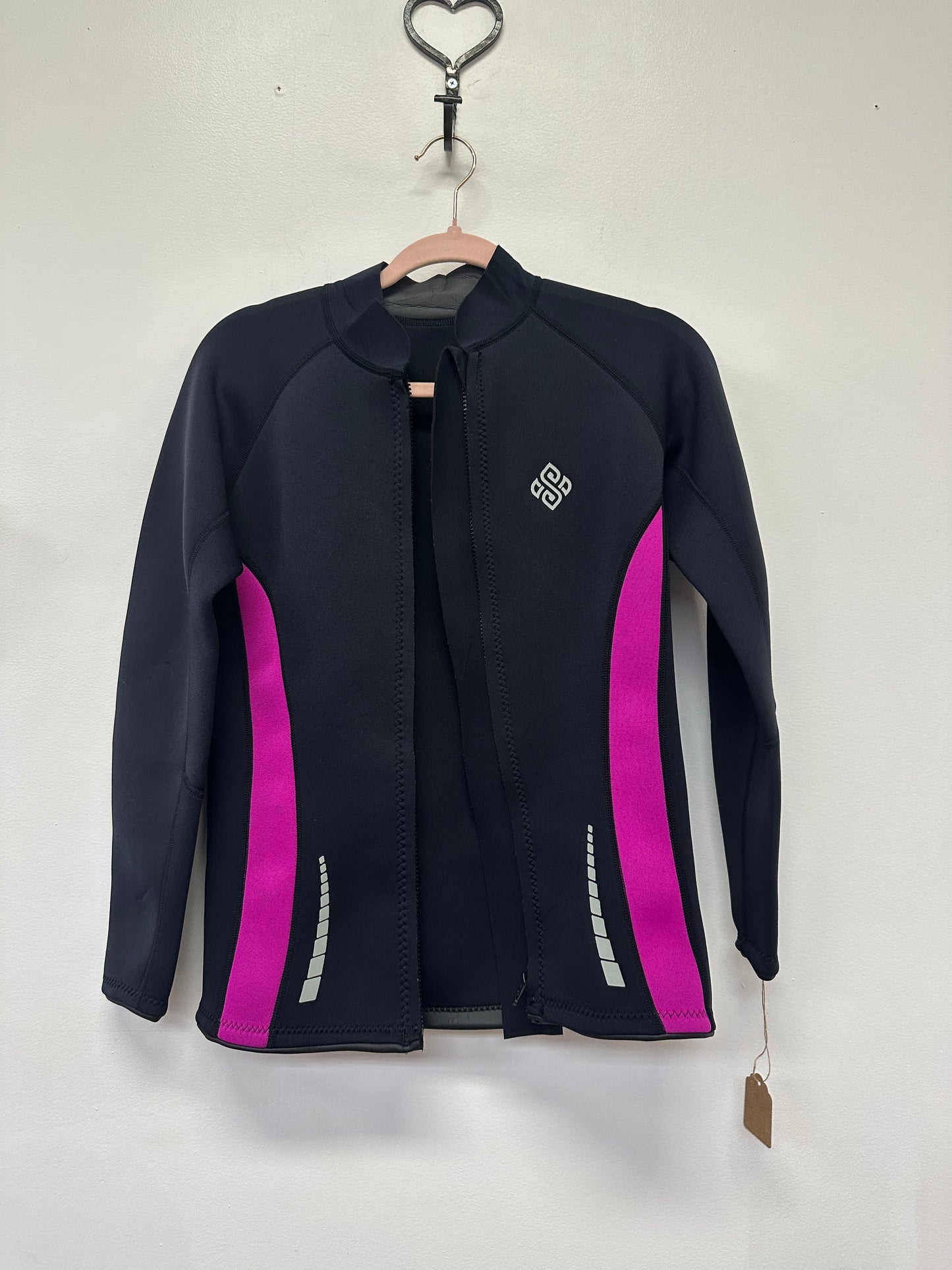 Black & Pink Wetsuit Top
