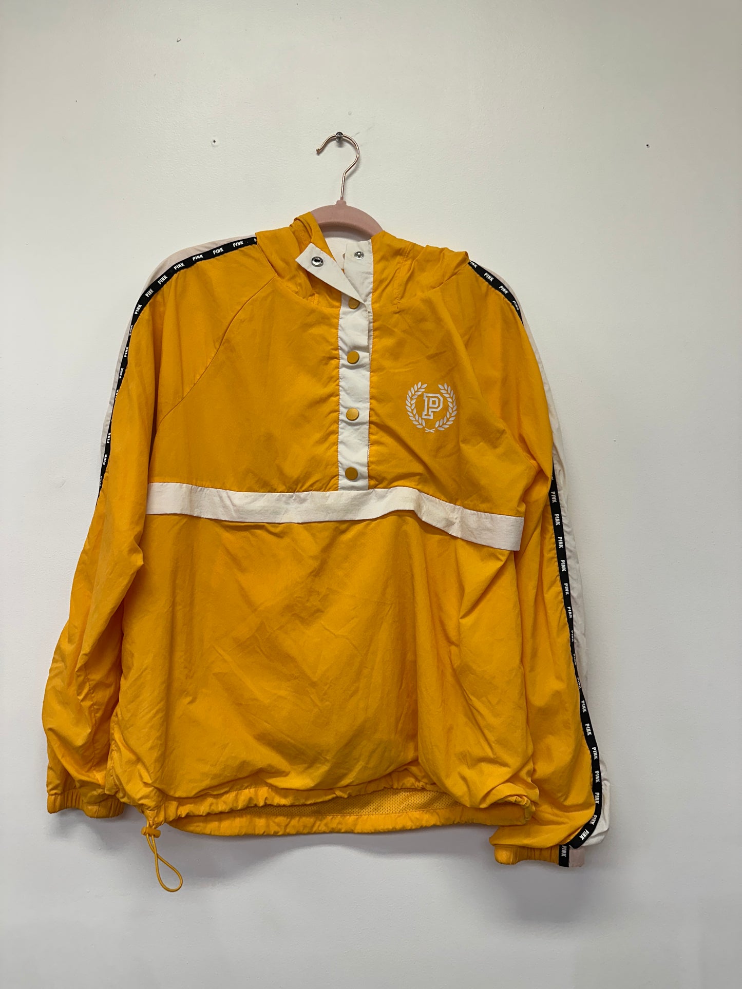 PINK Yellow Windbreaker Jacket