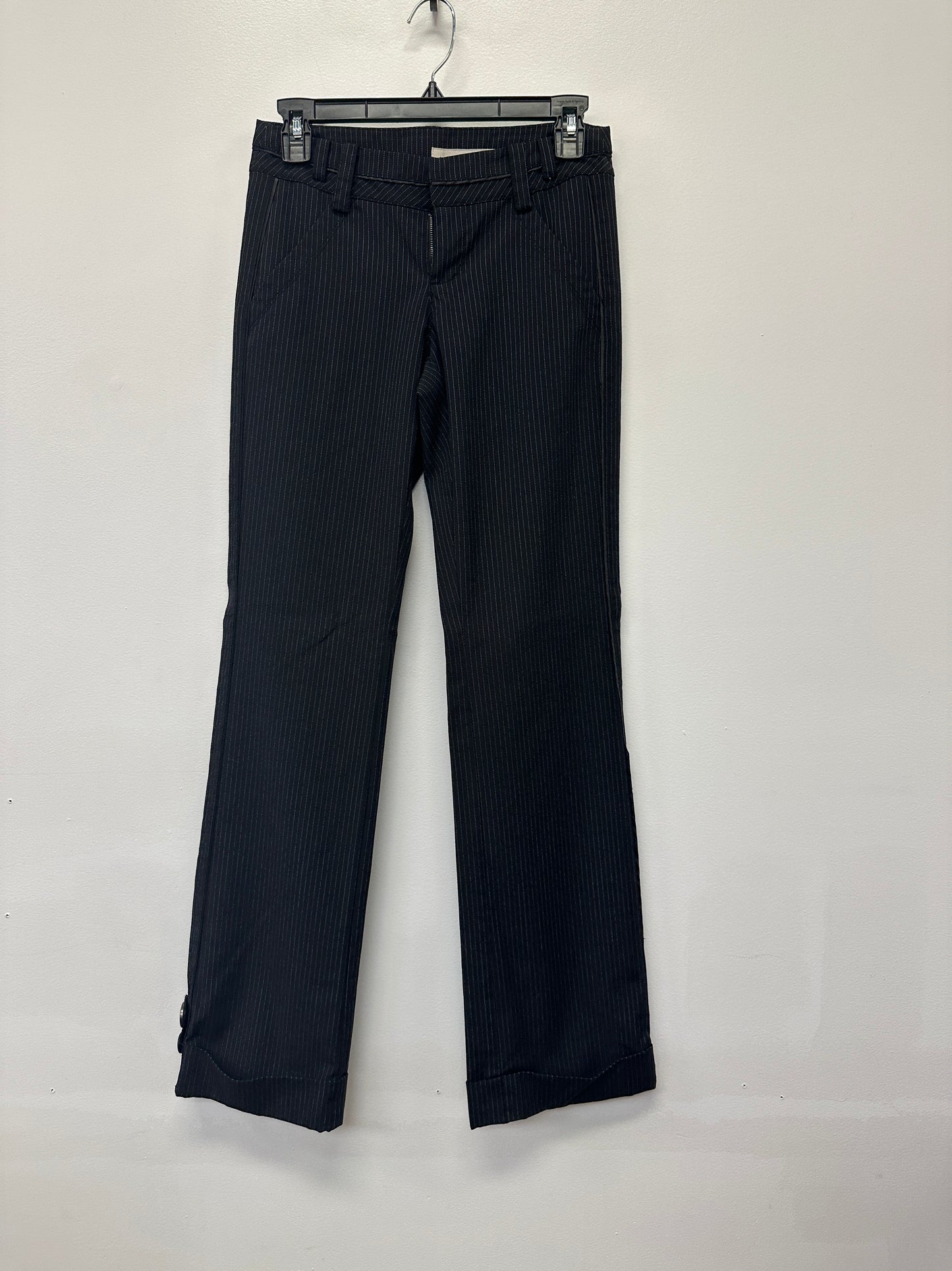DKNY Jeans Black Pinstripe Pants