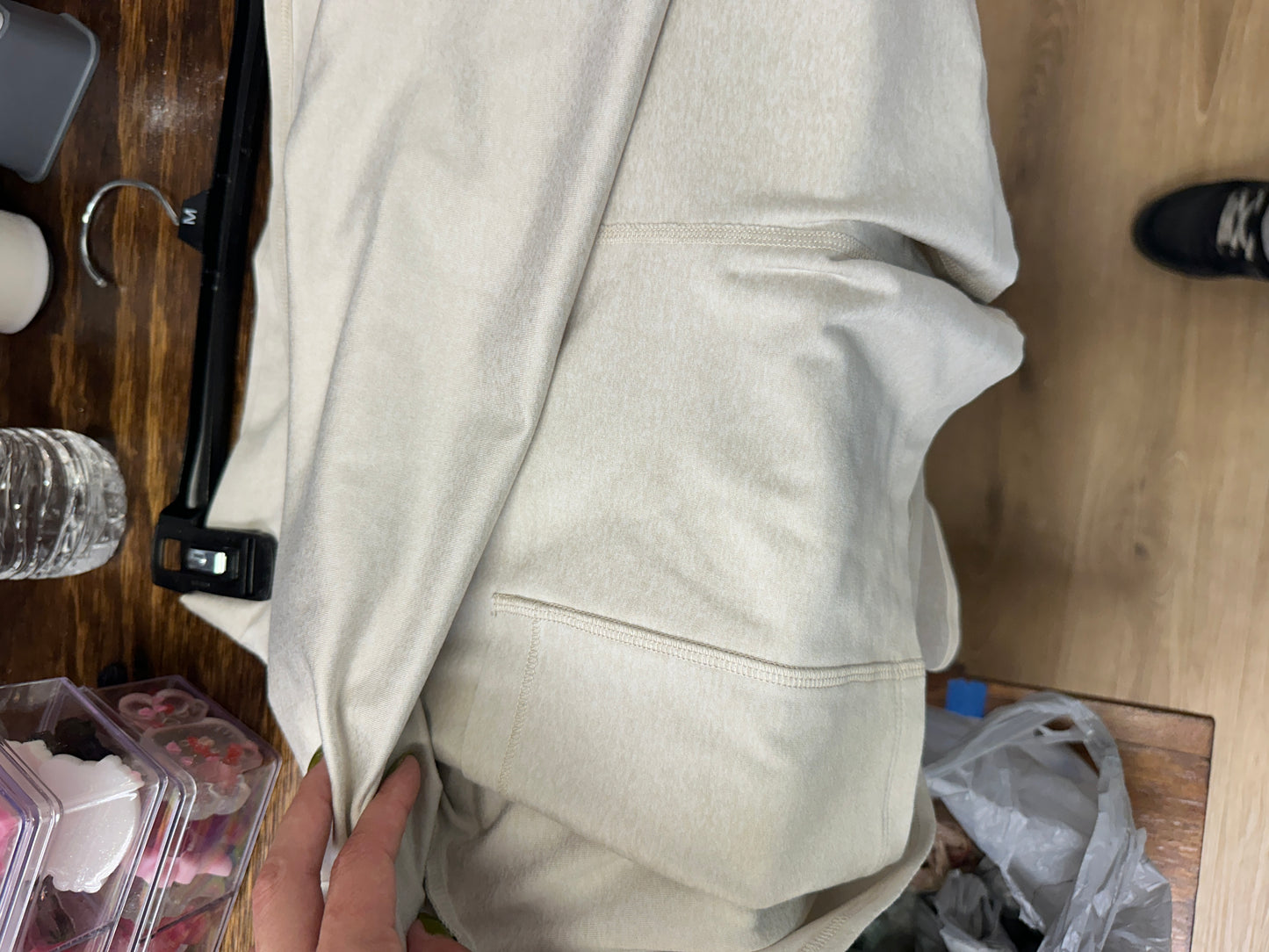 Cream Athletic Skater Skort