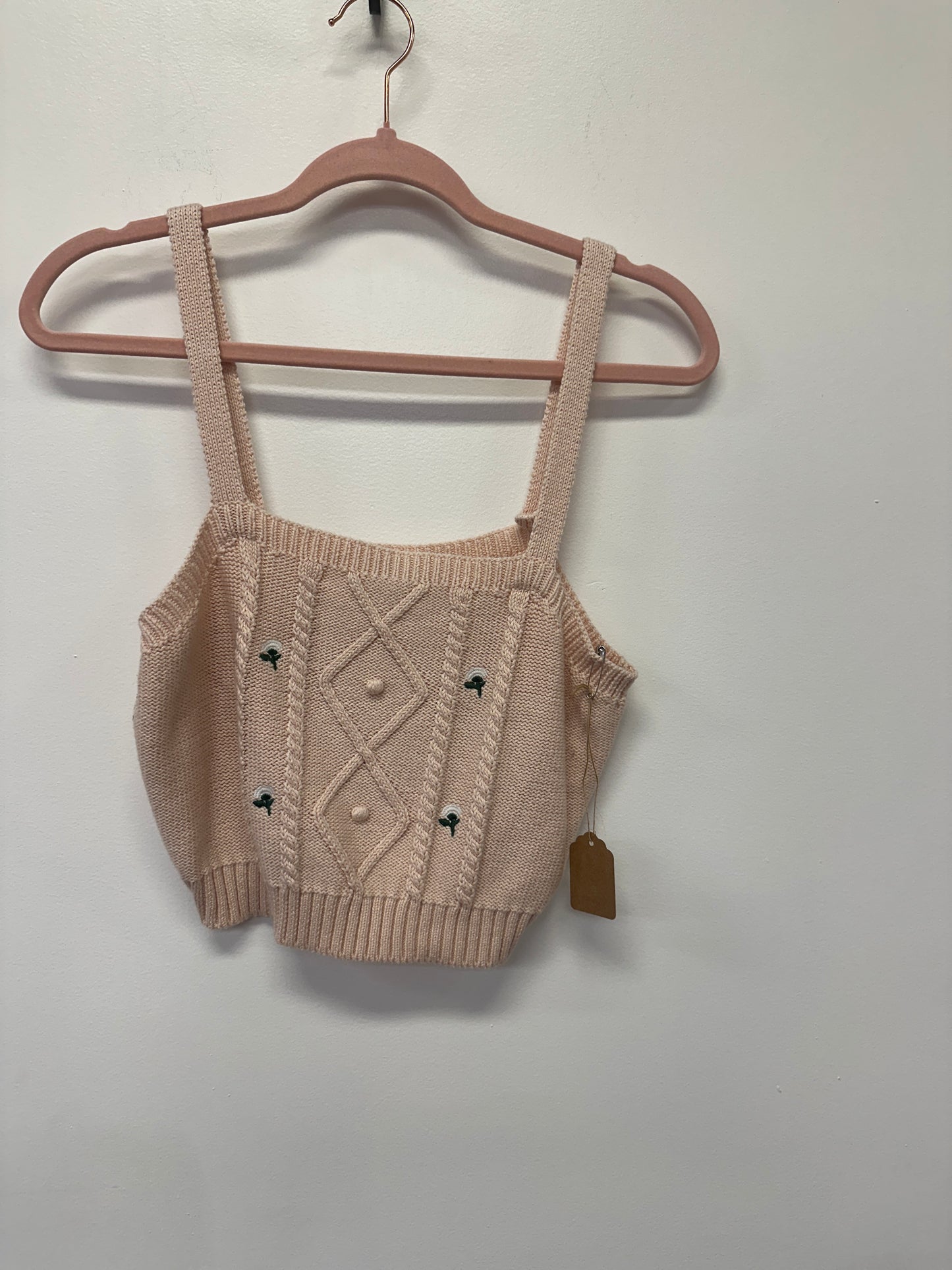 Wild Fable Pink Knit Crop