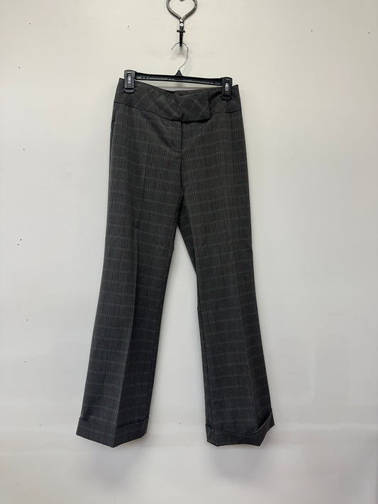 Star City Gray Plaid Flare Pants