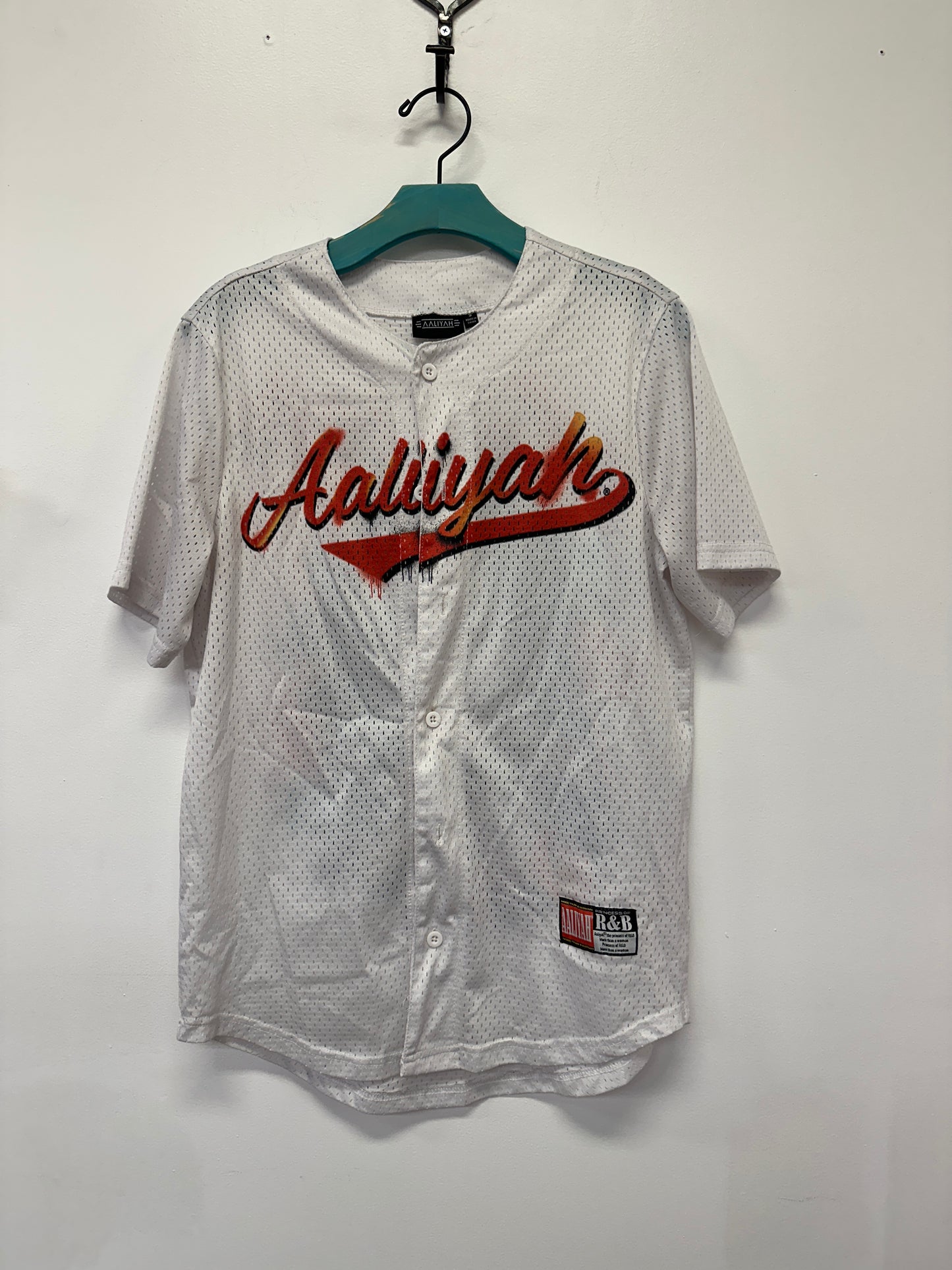 White Aaliyah Jersey