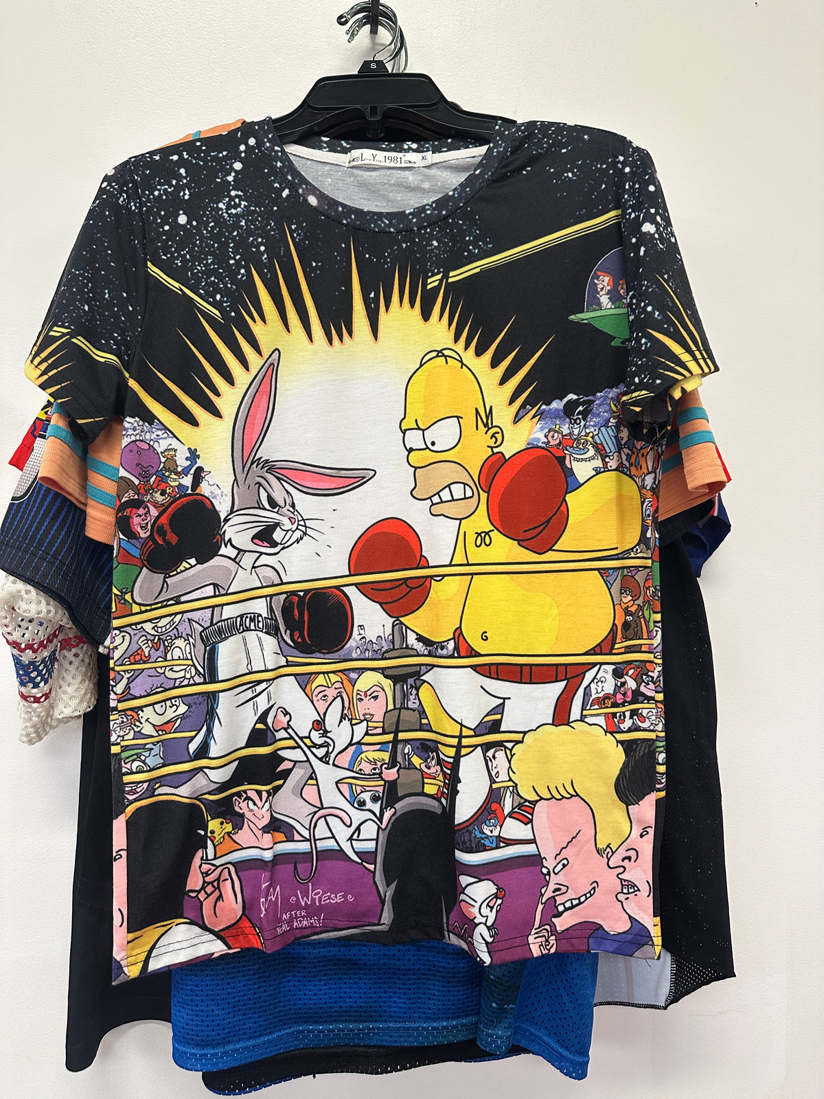 Homer vs Bugs Bunny Shirt