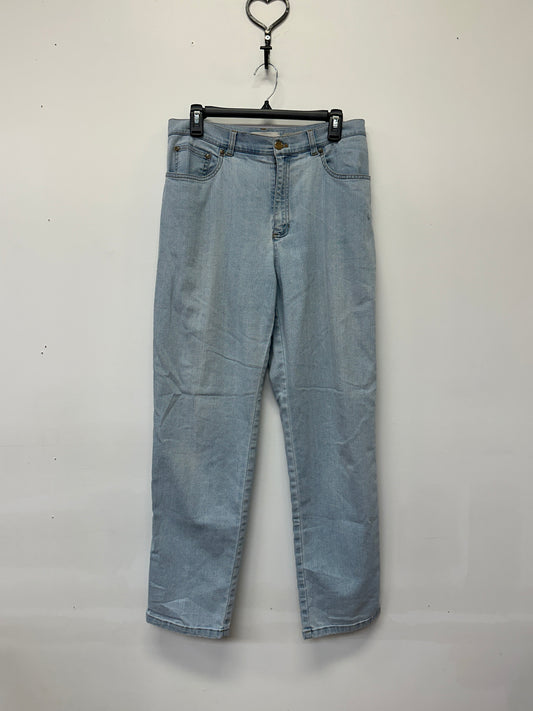 Classic Light Wash Straight Leg Jeans Size 10