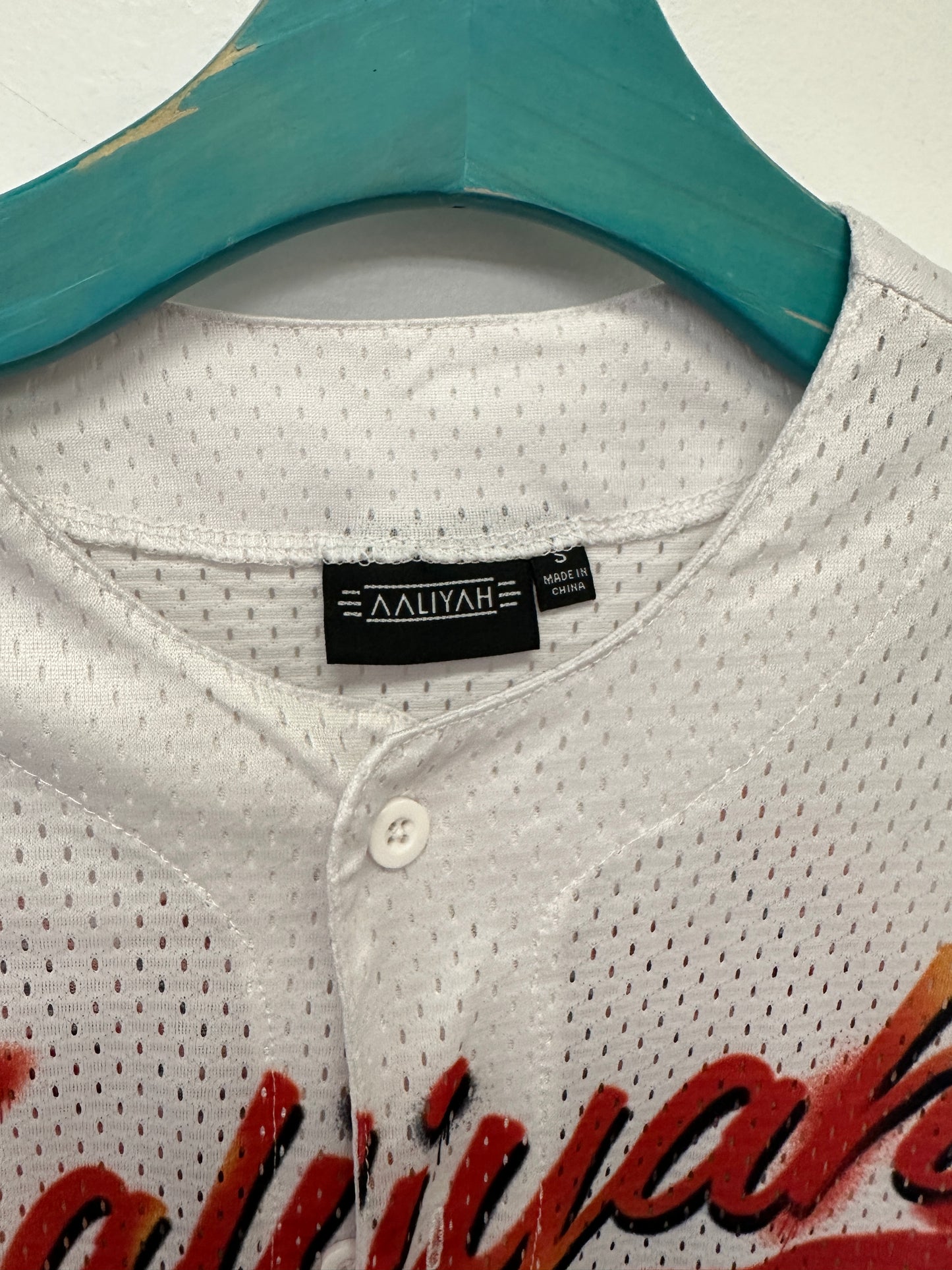 White Aaliyah Jersey