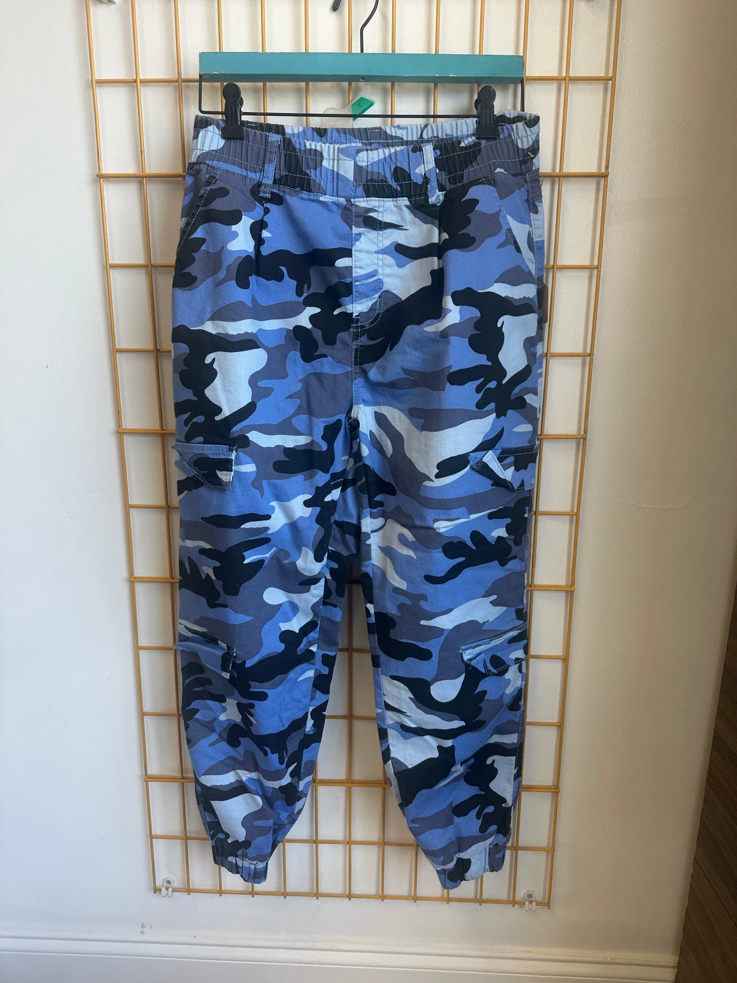 V.I.P. Blue Camo Cargo Jogger Pants