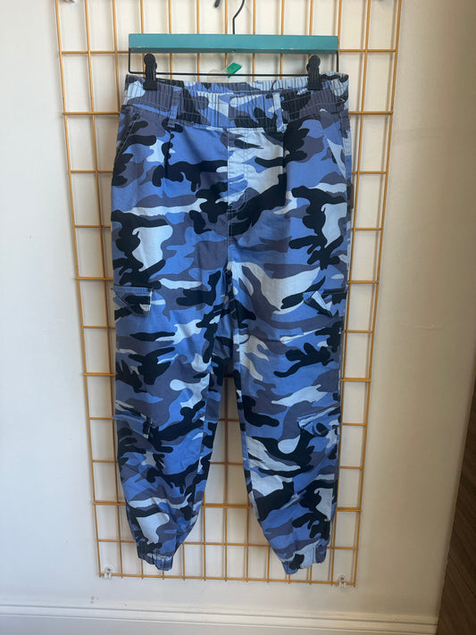 V.I.P. Blue Camo Cargo Jogger Pants