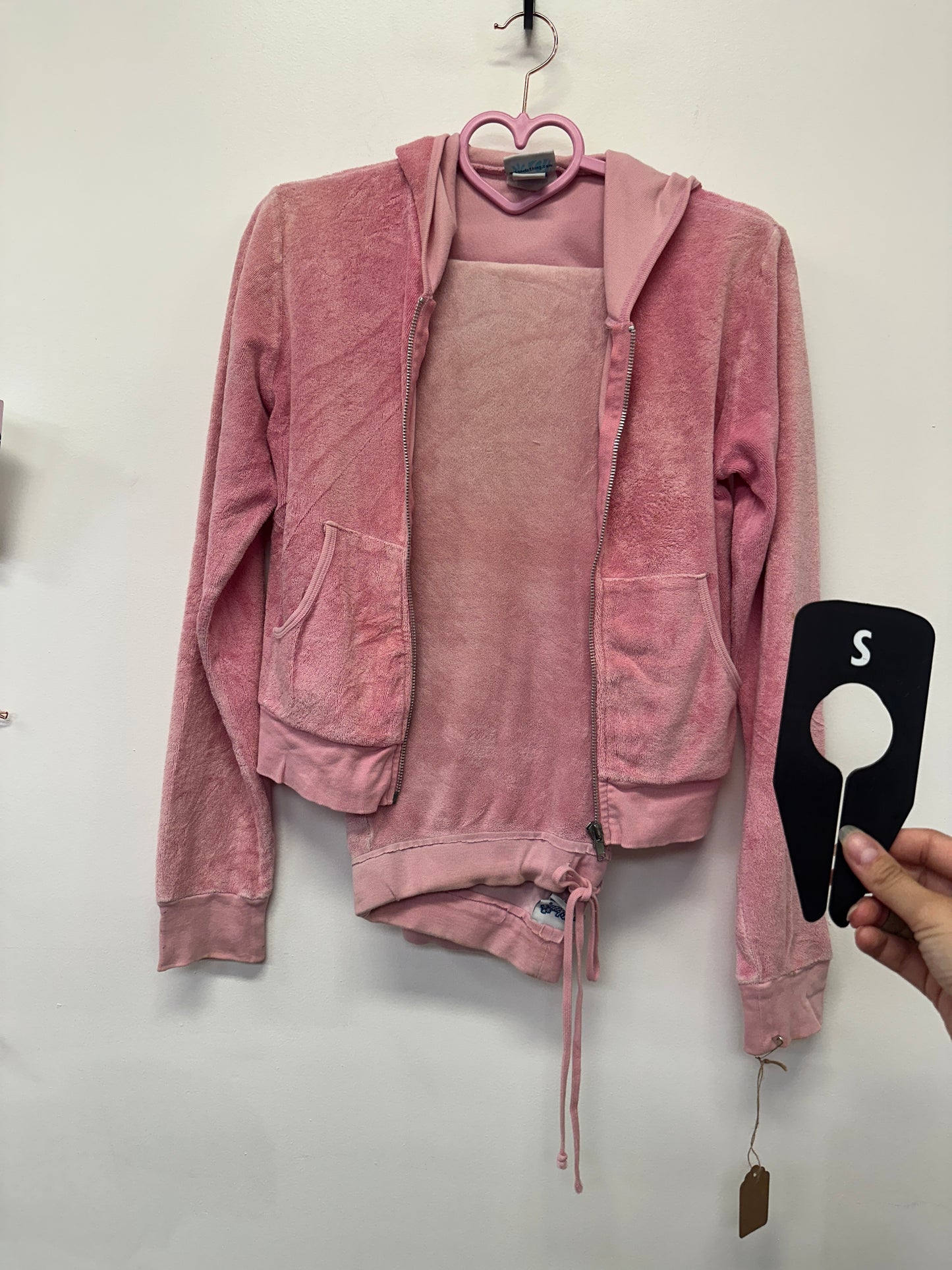 Pink Velour 2pc Set