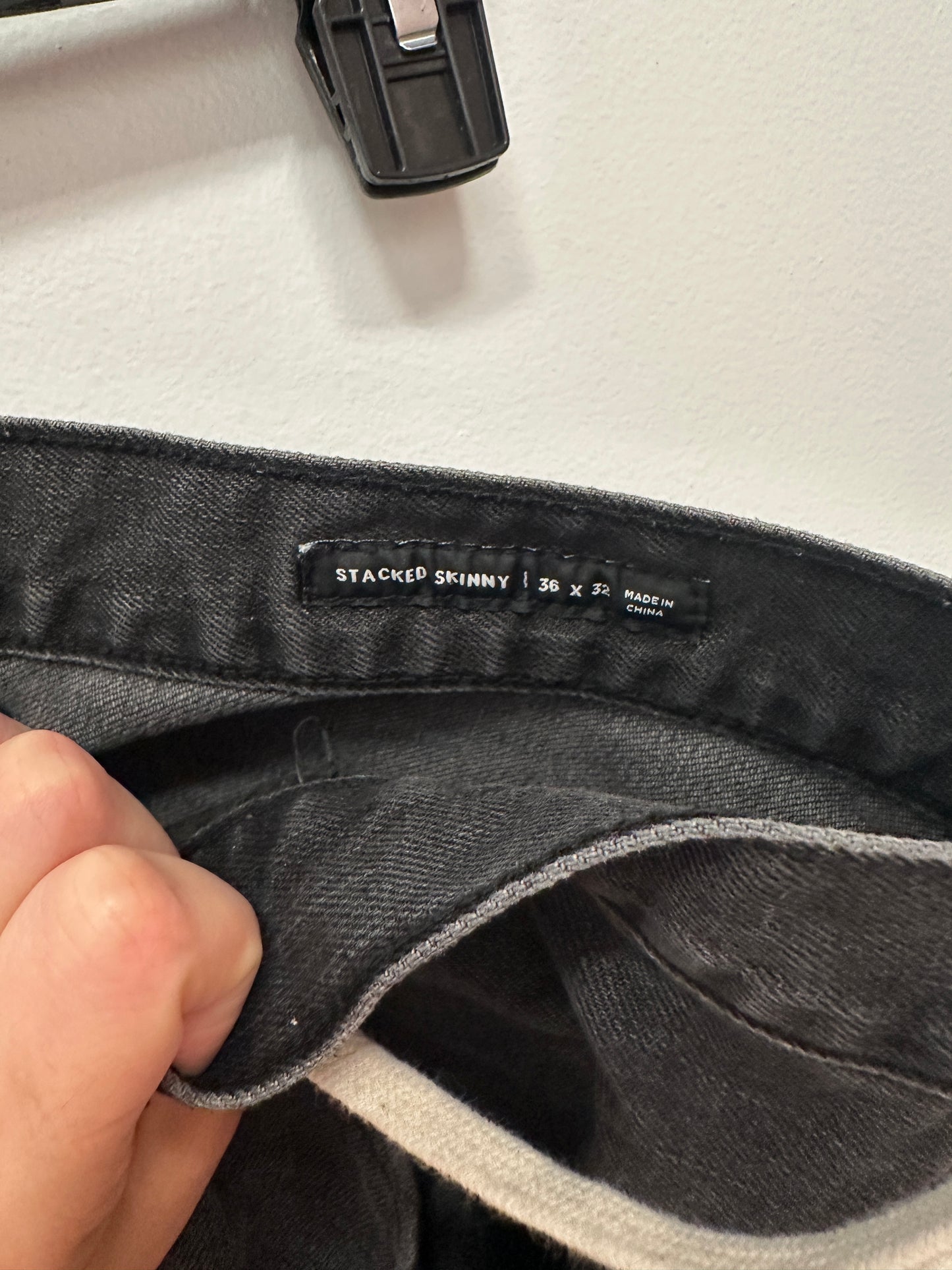 PacSun Black Stacked Skinny Jeans