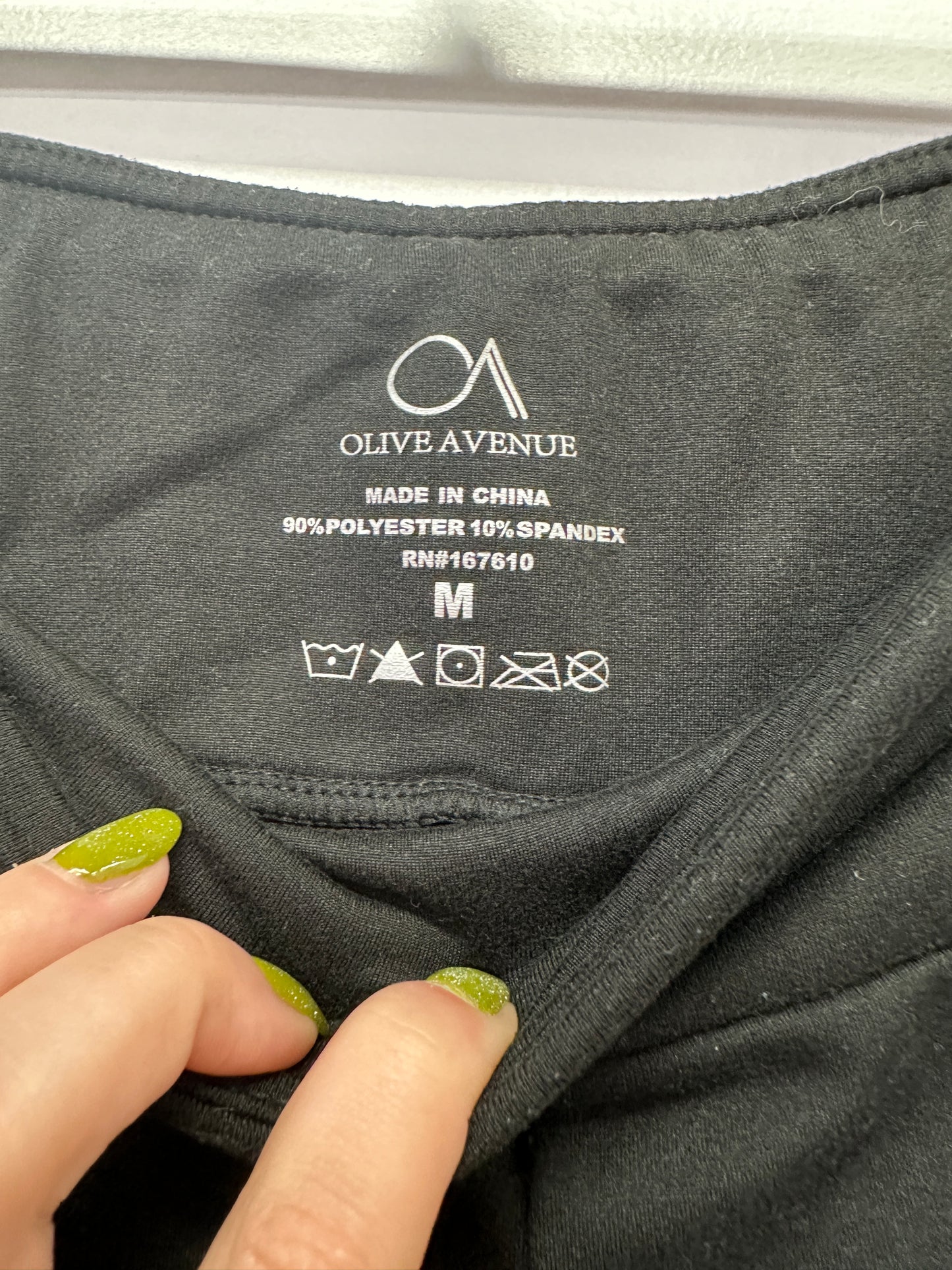 Olive Avenue Black Flare Leggings