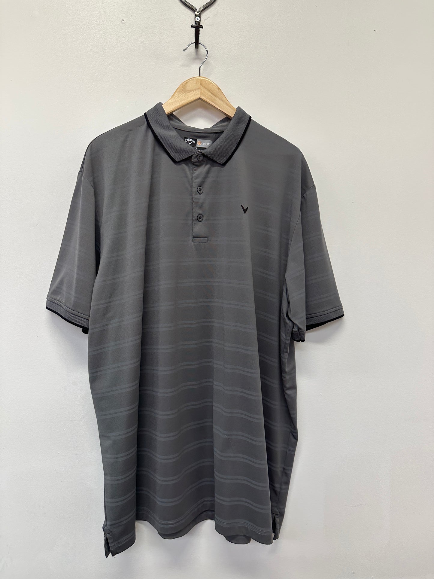 Gray Callaway Golf Polo