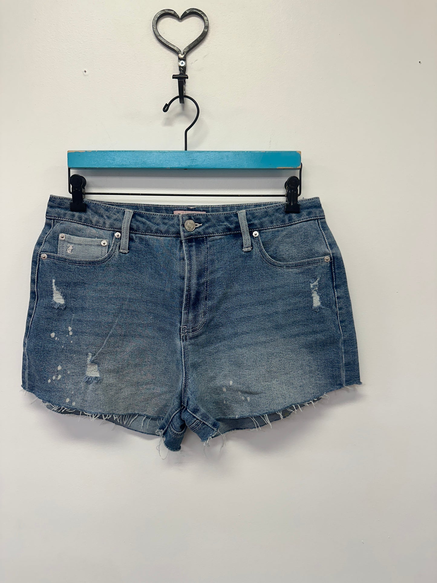 Juicy Couture Heart Pocket Denim Shorts