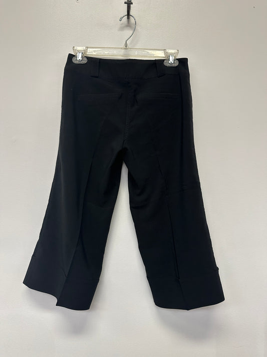 Seductions Black Cropped Dress Pants / Gaucho Capris