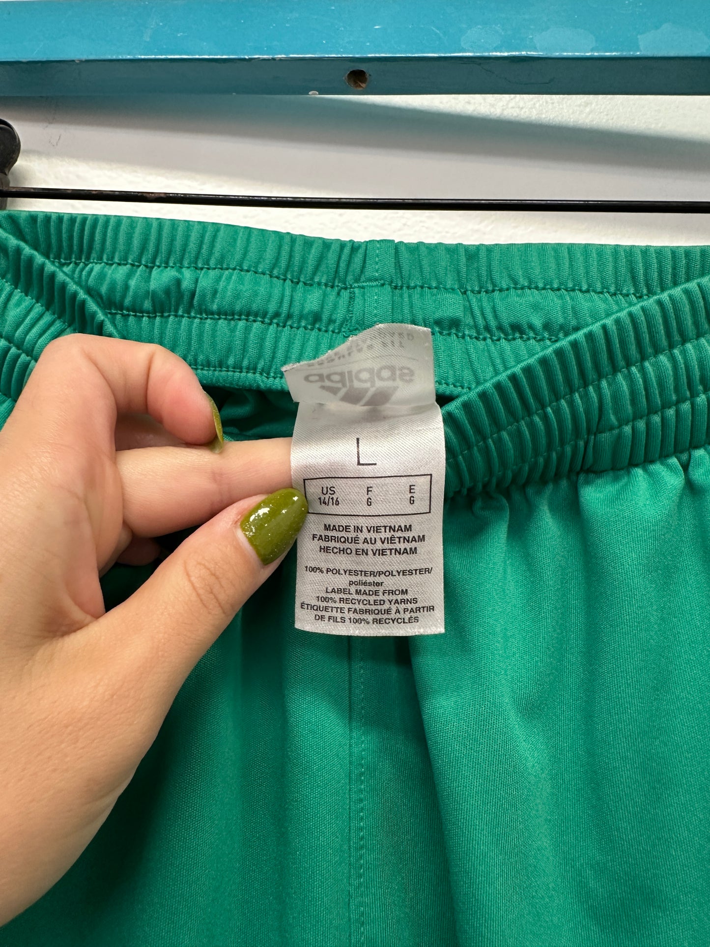 Adidas Green Athletic Shorts