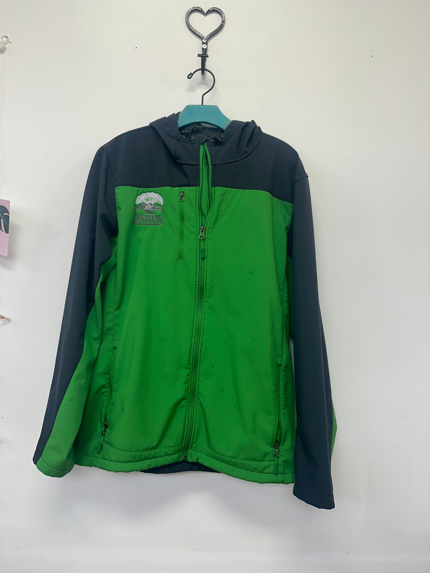 Disney’s Animal Kingdom Green/Black Soft Shell Jacket