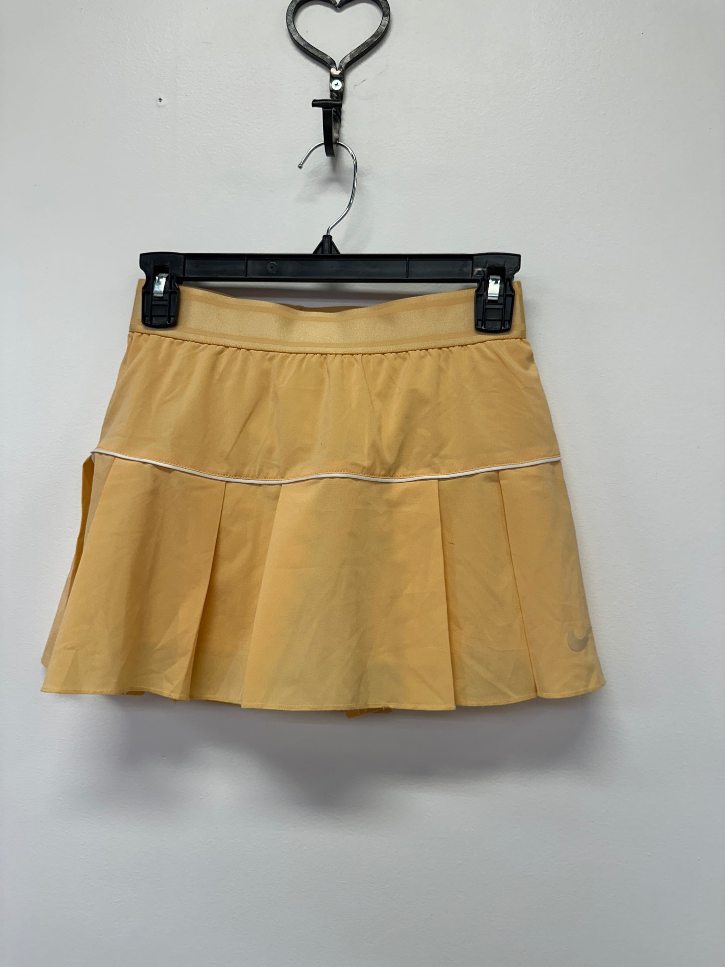 Nike Yellow Pleated Tennis Skirt Medium New With Tags