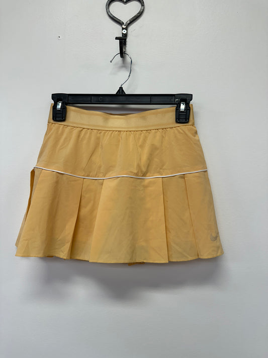 Nike Yellow Pleated Tennis Skirt Medium New With Tags