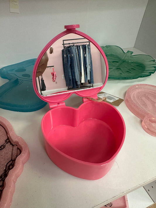 Barbie Heart Mirror Jewelry Box
