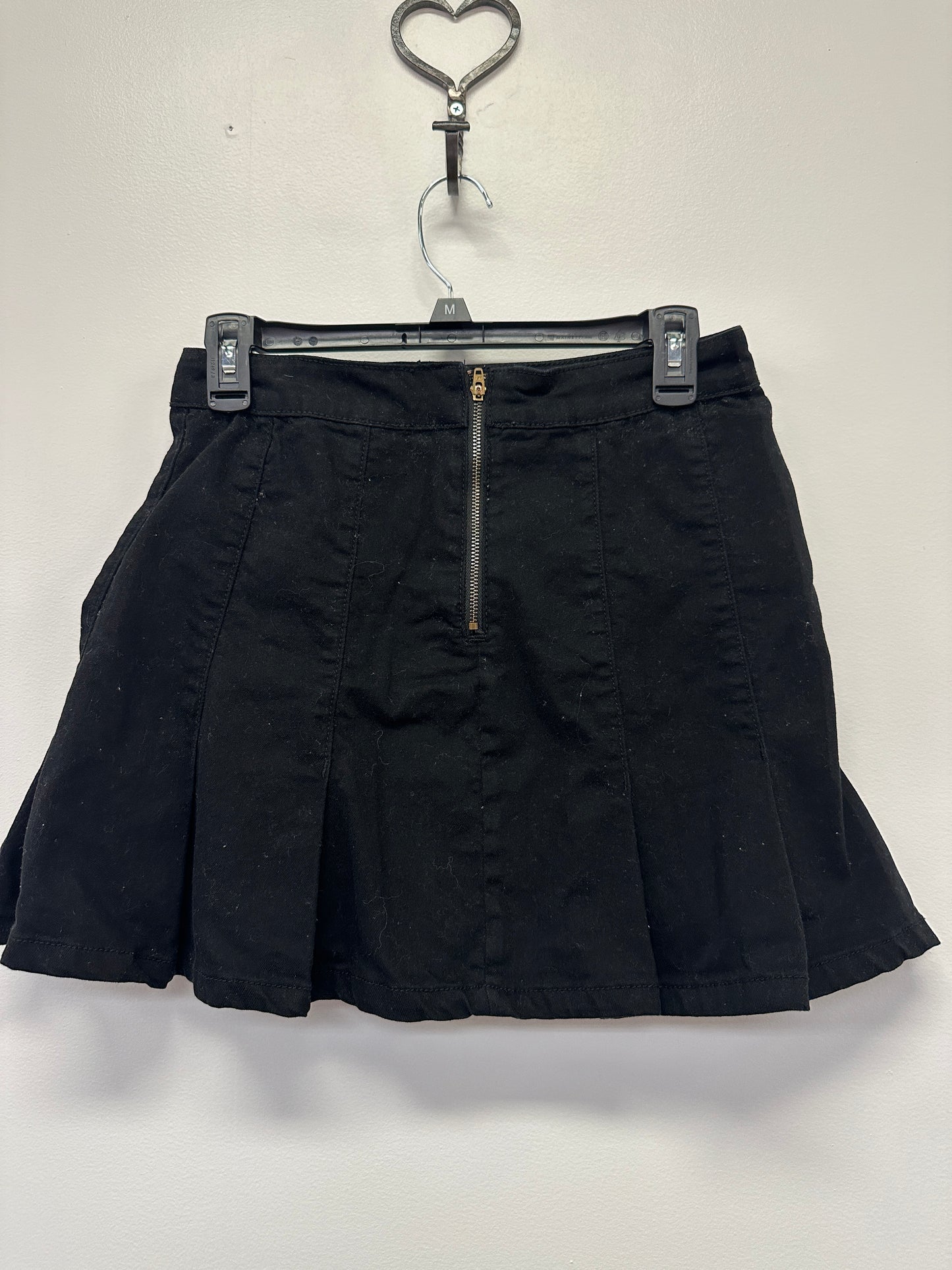 Black Pleated Mini Skirt Size 7